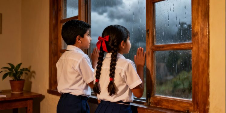 Clases suspendidas por frente frío