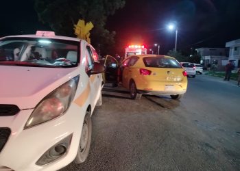 Accidente vehicular frente a Casa de Gobierno deja a un menor lesionado