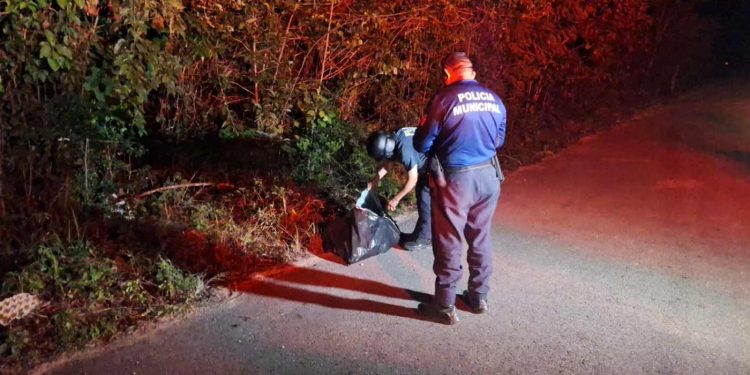 Falsa alarma: hallan bolsa con desechos sólidos tras reporte de cuerpo en Felipe Carrillo Puerto