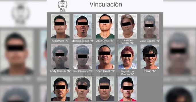 Dieciocho personas son vinculadas a proceso por narcomenudeo en Quintana Roo