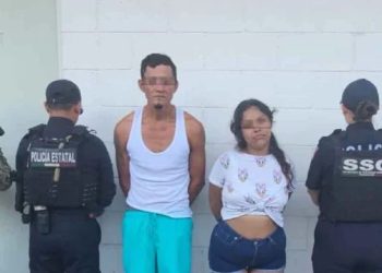 Detienen a pareja tras protagonizar una pelea en Cozumel