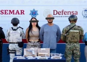 Detienen a José Rafael “N” alias “El Dóber” y a su pareja en operativo de la Guardia Nacional en Cancún