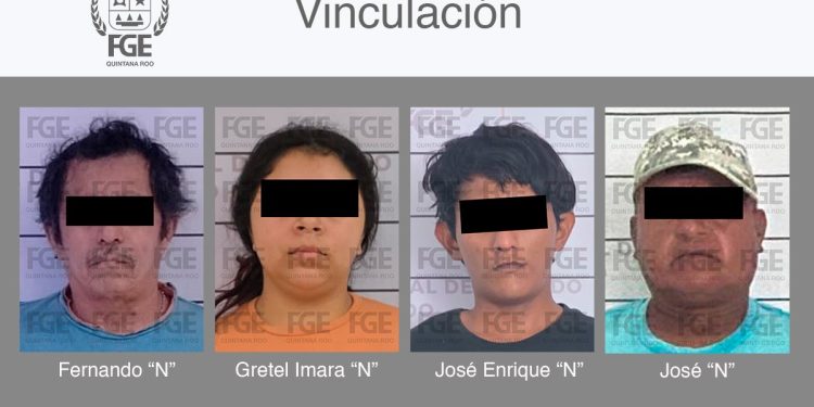 Cuatro personas son vinculadas a proceso por narcomenudeo en Othón P. Blanco