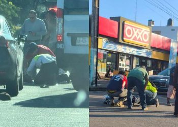 Dos accidentes viales dejan personas lesionadas en distintos puntos de Chetumal