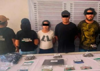Detienen a tres personas por presunto narcomenudeo y robo con violencia en Tulum