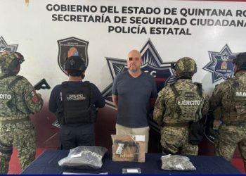 Detienen en Cancún a objetivo prioritario vinculado a célula delictiva internacional