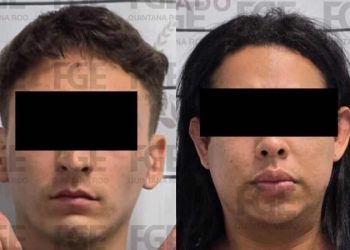 Detienen en Playa del Carmen a dos presuntos extorsionadores vinculados con incendio de vehículos