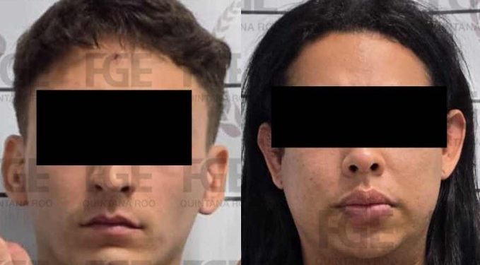 Detienen en Playa del Carmen a dos presuntos extorsionadores vinculados con incendio de vehículos