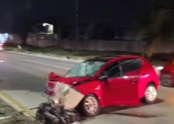 Automovilista resulta con lesiones leves tras accidente en el bulevar Colosio de Cancún