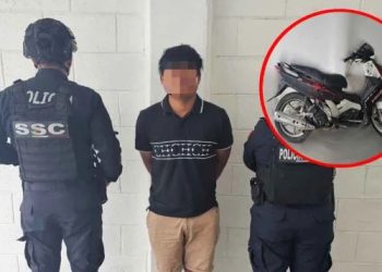 Menor es detenido en Cozumel por conducción imprudente de motocicleta