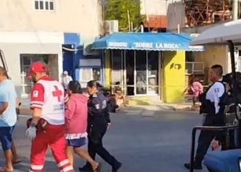 Explosión por fuga de gas deja cinco lesionados, entre ellos un bebé, en Isla Mujeres