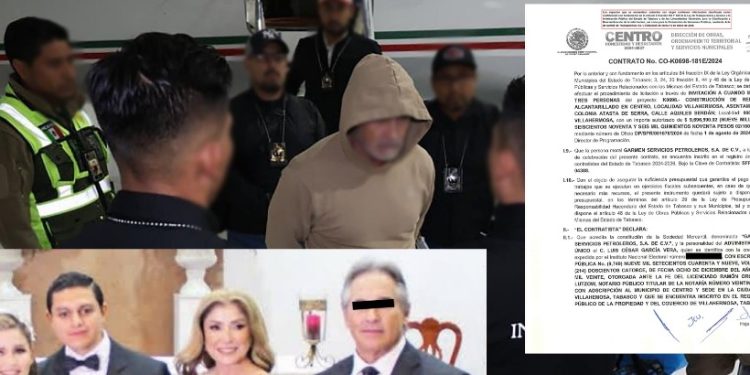 Empresa ligada al yerno de Requena acumuló más de 50 millones de pesos en contratos públicos en Tabasco