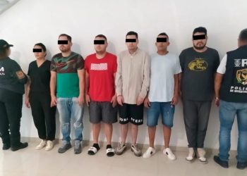 Detención de seis presuntos delincuentes en Cancún