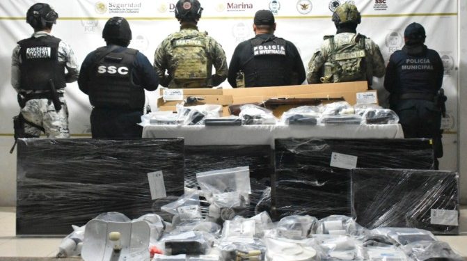 Desmantelan centro de monitoreo clandestino en Othón P. Blanco; hay cinco detenidos