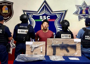 Detienen a individuo armado en Cozumel