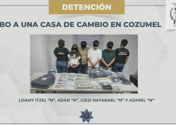 Robo Casa de Cambio Cozumel: Familia Detenida en Cancún