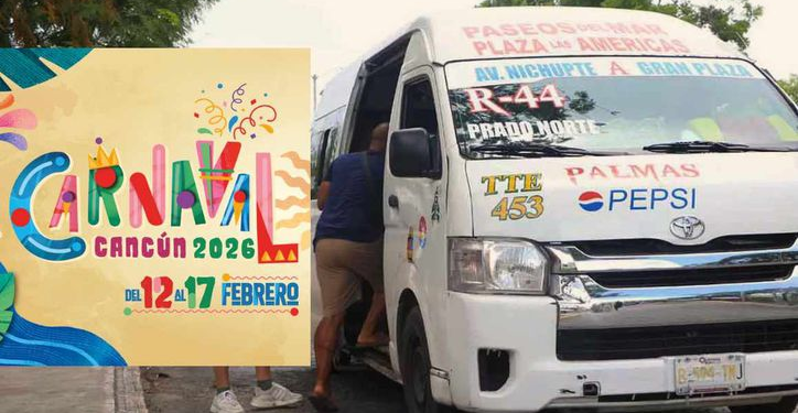 Transporte público Cancún Carnaval: Fluidez total