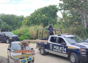 Levantón de motociclistas en Mahahual