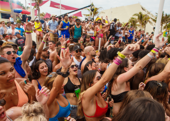 temporada de spring break en Cancún