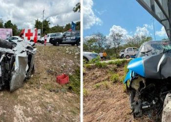 Accidente en bulevar Playa del Carmen deja cuatro lesionados y provoca caos vial