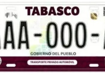 Más del 65% del parque vehicular de Tabasco ya ha realizado el cambio de placas