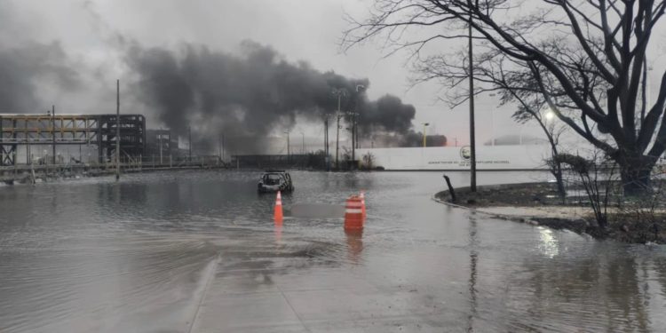 fallecidos por incendio en Dos Bocas