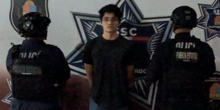 Detenido en Cancún por agredir a policías y robos