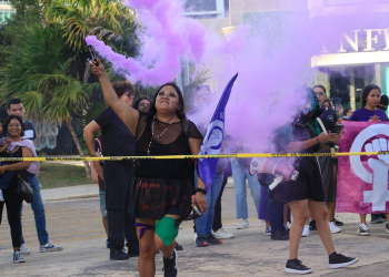 8M Cancún Protección Civil mujeres al frente del operativo