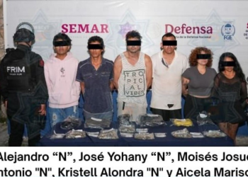 Narcomenudistas Cancún: Captura de 6 con 300 Dosis