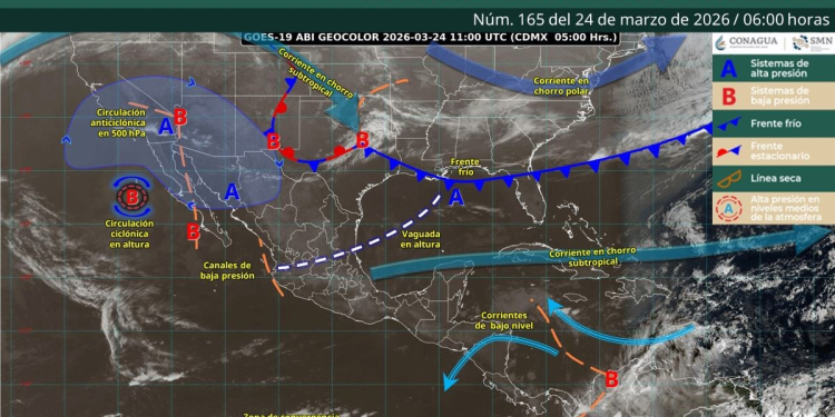 Pronóstico del clima Quintana Roo: Hoy 24 marzo