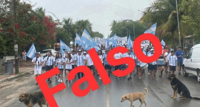 Bacalar Nueva Argentina: Desmiente Alcalde Marcha Falsa