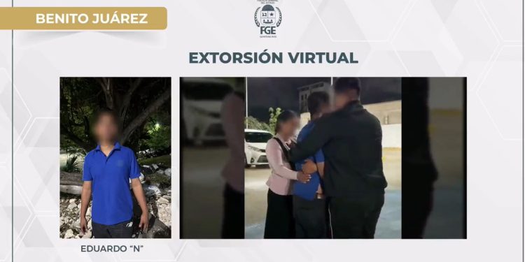 Extorsión virtual Cancún: Rescatan joven sano y salvo