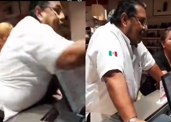 Taxista agrede empleados Flexi por no atenderlo después del cierre