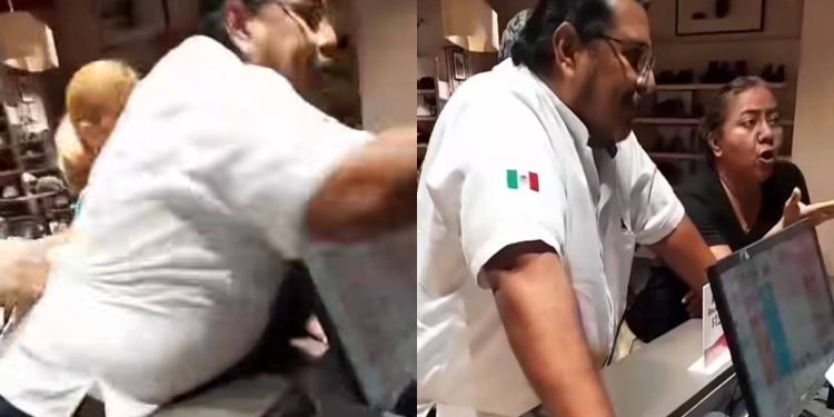 Taxista agrede empleados Flexi por no atenderlo después del cierre