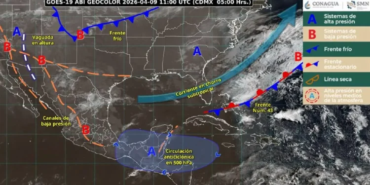 Clima en Quintana Roo 9 de abril: lluvia y calor