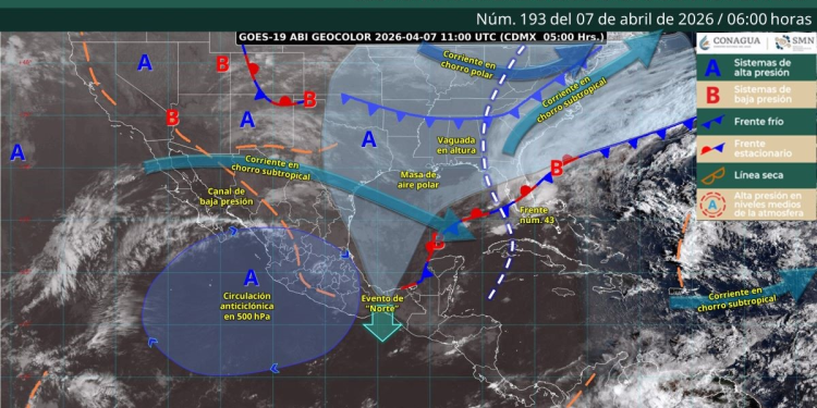 Pronóstico del clima Quintana Roo: martes 7 abril