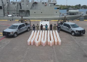 Semar asegura combustible Michoacán con 103 bidones