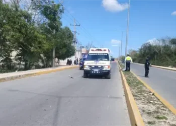 Accidente motociclista Isla Mujeres deja un fallecido
