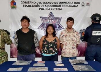 Autoridades detienen a narcomenudistas Cozumel en operativo