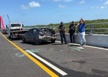 Accidente Puente Nichupté causa cierre de carril en Cancún