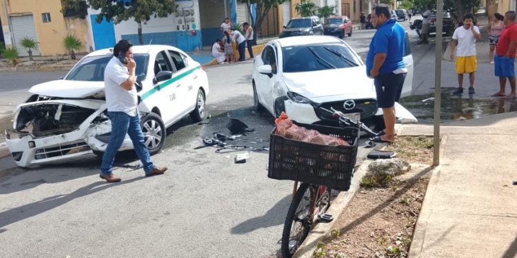 accidente en la supermanzana 251