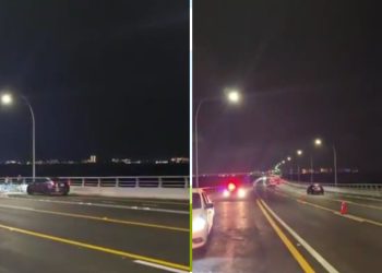 choque en el puente Nichupté