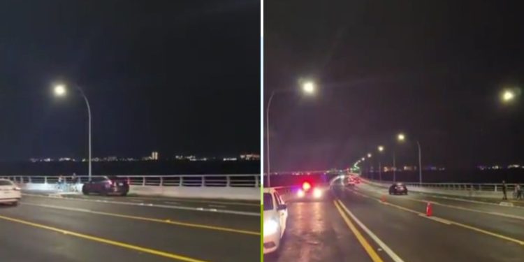 choque en el puente Nichupté