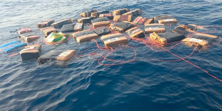 cocaína en el Golfo de Tehuantepec