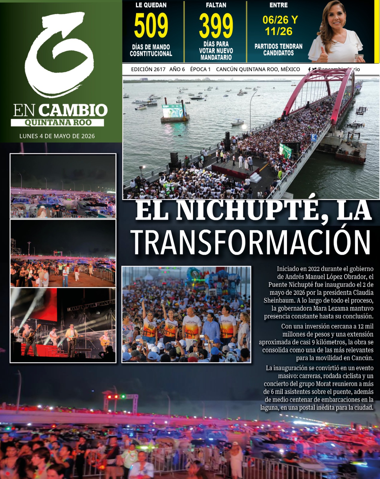 portada En Cambio qroo 4 mayo 2026