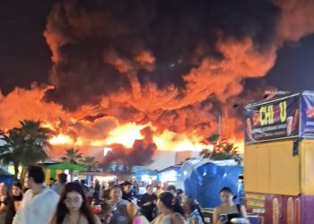 Incendio en la Nave 1 del Parque Tabasco
