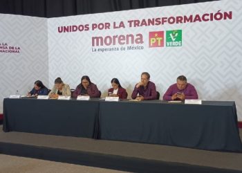 Morena PT y PVEM inician registro