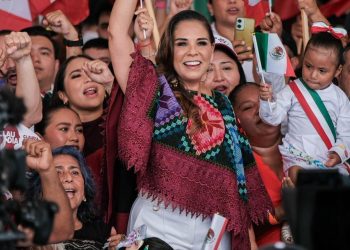 Mara Lezama y más de 25 mil quintanarroenses respaldan llamado de Claudia Sheinbaum en defensa de México