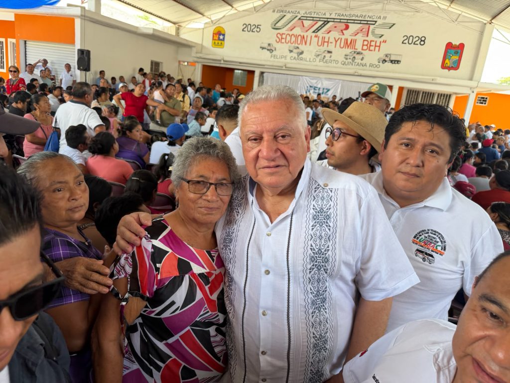 Rafa Marín y transportistas