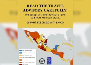 alerta de viaje a México